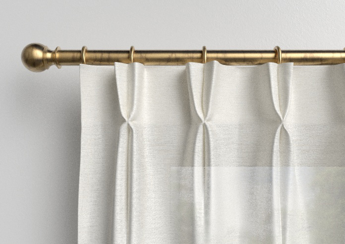 Marsala Voile, Beach White - Made to Measure Curtains - Image 10